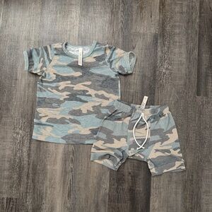 Childhoods Clothing Faded Camo pjs